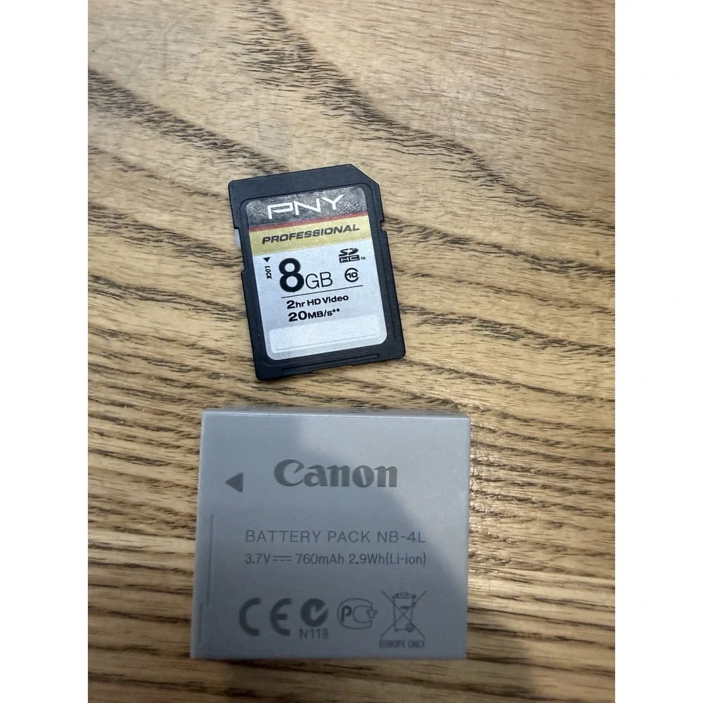 Canon PowerShot ELPH 310 HS 12.1MP Digital Camera Black 8x Zoom - Tested